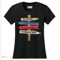 Tucson Tucumcari Tehachapi Tonapah Tourist Guideline Women's Cooling Performance Crew T-Shirt thumb 0