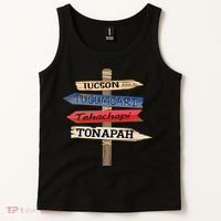 Tucson Tucumcari Tehachapi Tonapah Tourist Guideline Tank Top thumb 2