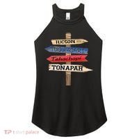 Tucson Tucumcari Tehachapi Tonapah Tourist Guideline Women's Perfect Tri Rocker Tank thumb 0