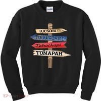 Tucson Tucumcari Tehachapi Tonapah Tourist Guideline Kids Sweatshirt thumb 0