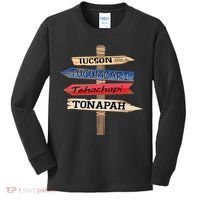 Tucson Tucumcari Tehachapi Tonapah Tourist Guideline Kids Long Sleeve Shirt thumb 0