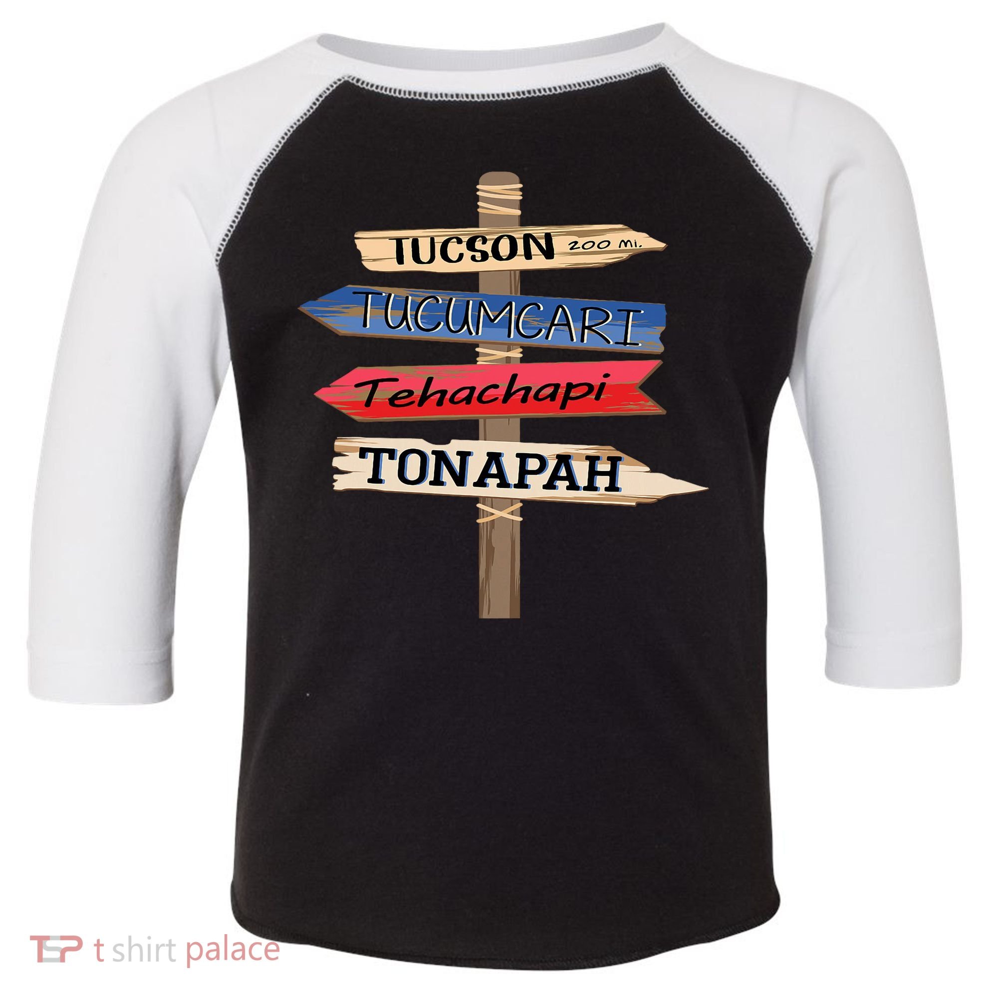 Tucson Tucumcari Tehachapi Tonapah Tourist Guideline Toddler Fine Jersey T-Shirt