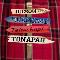 Tucson Tucumcari Tehachapi Tonapah Tourist Guideline Men's Flannel Plaid Pajama Pants thumb 2