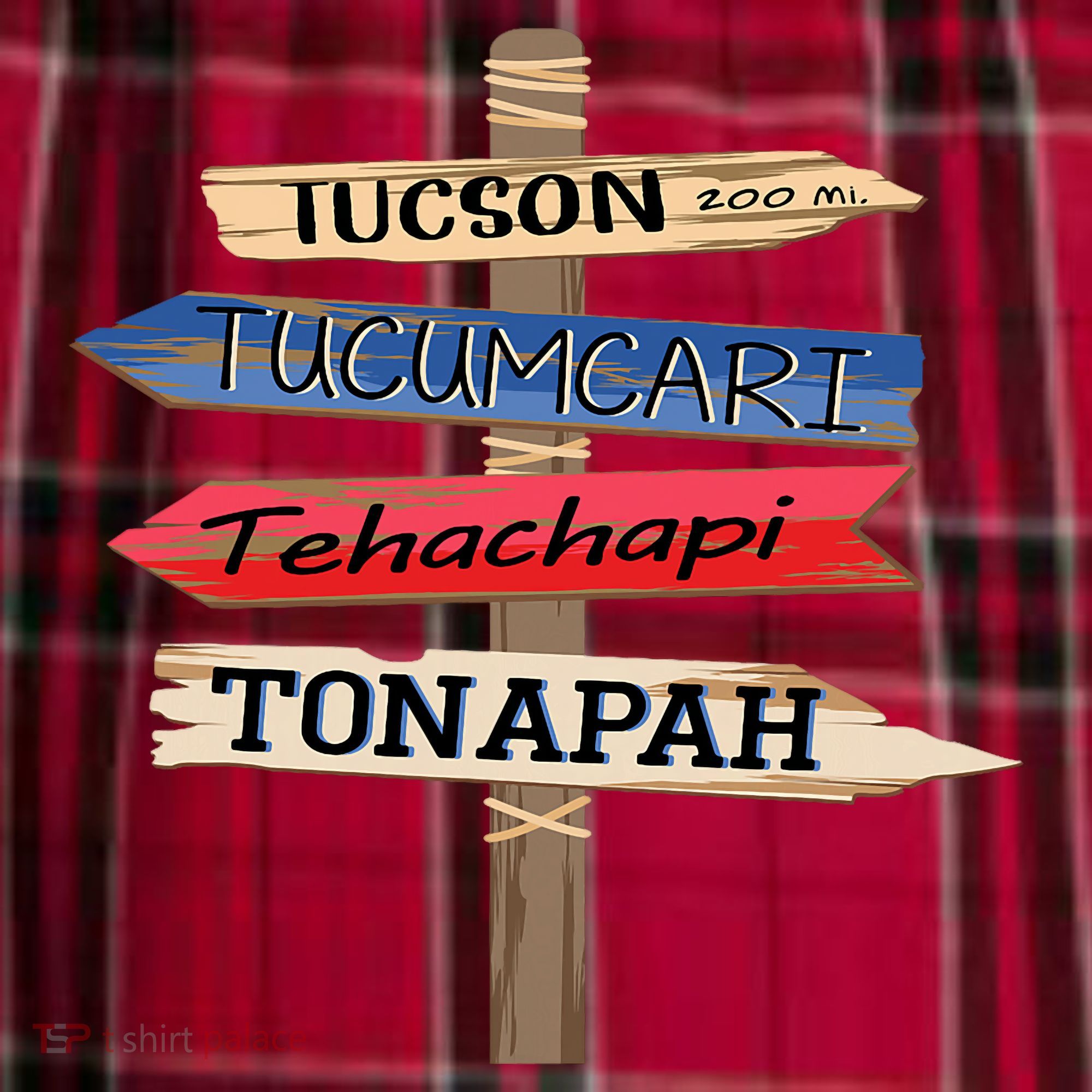 Tucson Tucumcari Tehachapi Tonapah Tourist Guideline Women's Flannel Plaid Pajama Pants