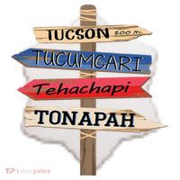 Tucson Tucumcari Tehachapi Tonapah Tourist Guideline Ceramic Ornament thumb 2