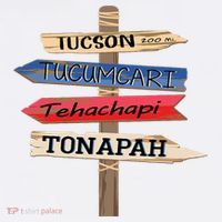 Tucson Tucumcari Tehachapi Tonapah Tourist Guideline Garment-Dyed Sweatshirt thumb 2