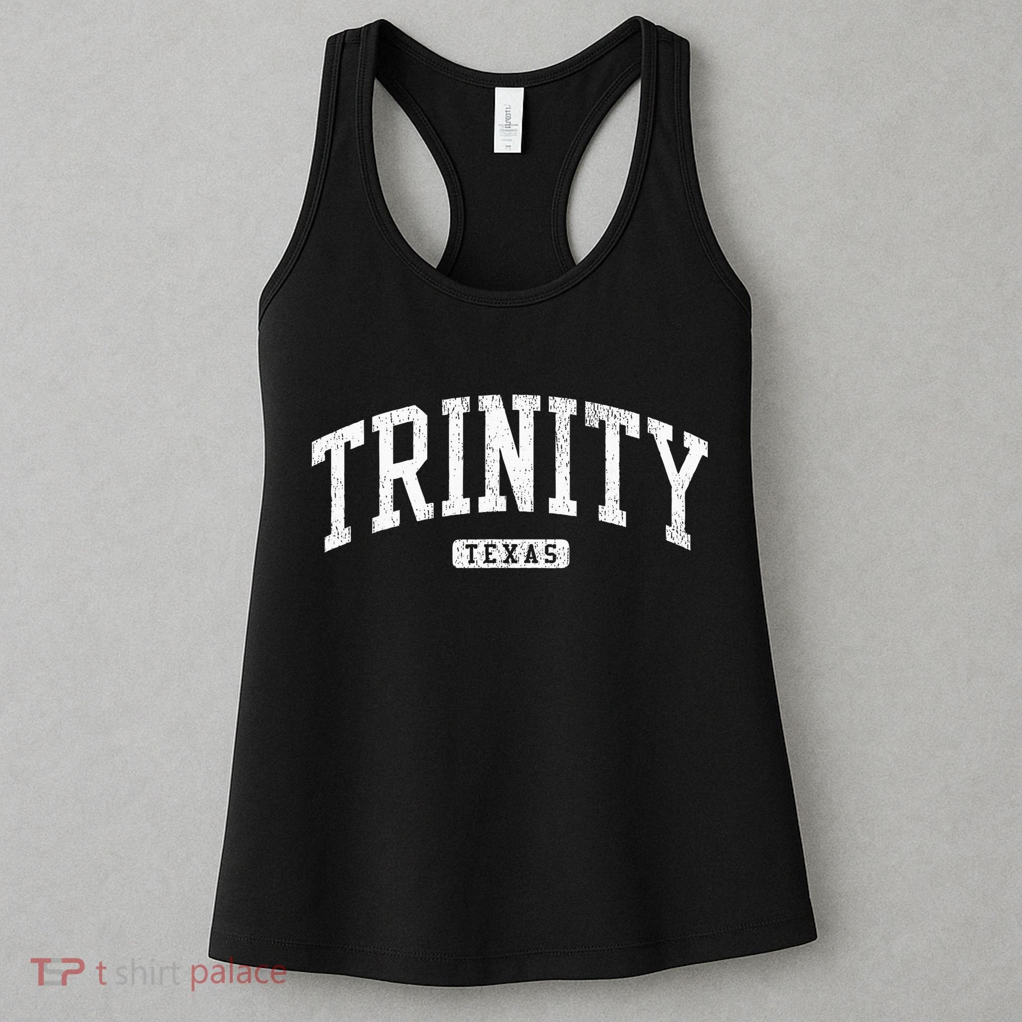 Trinity Texas Tx Js03 College University Style Women's Tank Top
