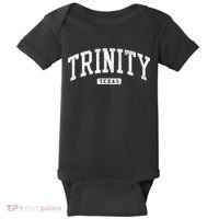 Trinity Texas Tx Js03 College University Style Baby Bodysuit thumb 0