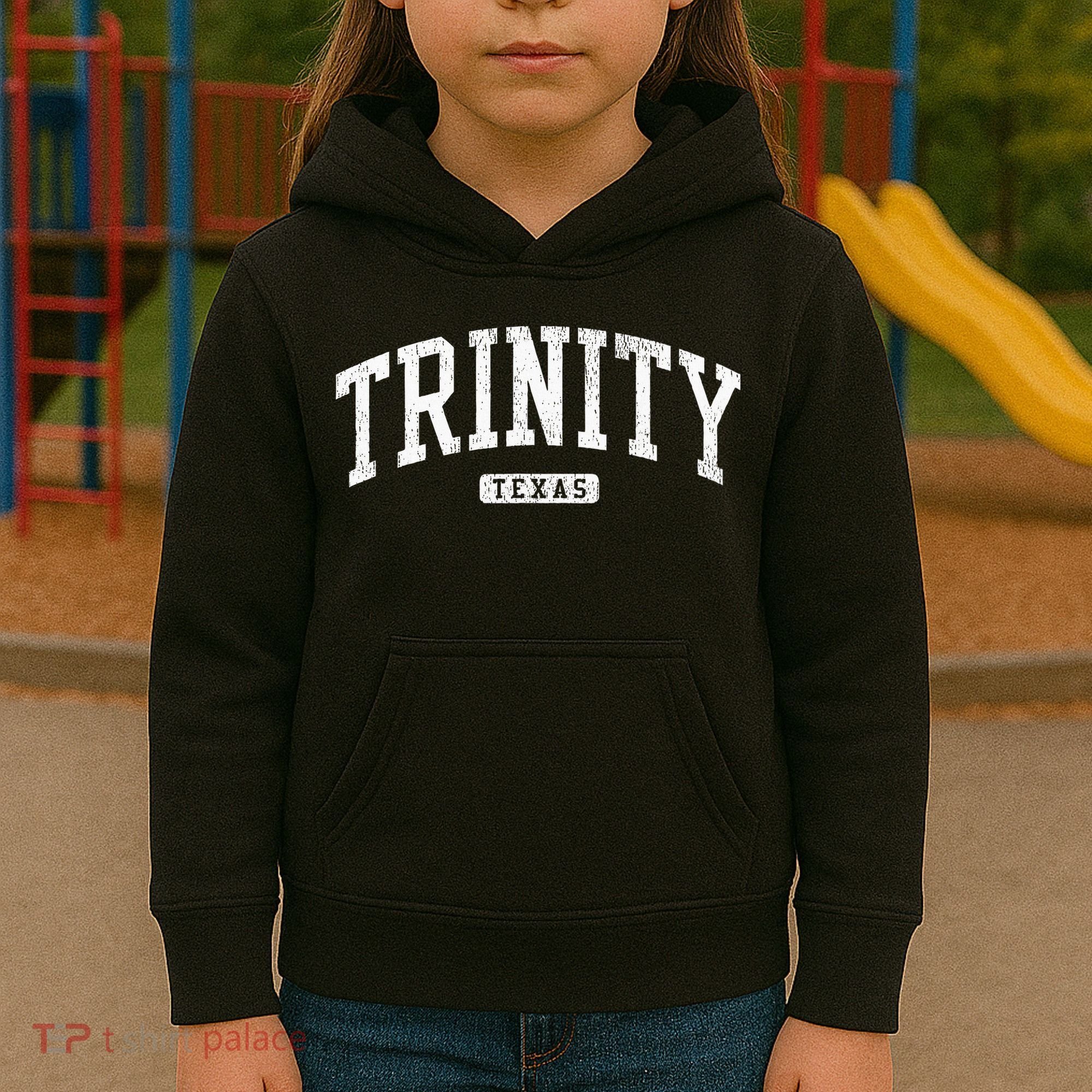 Trinity Texas Tx Js03 College University Style Kids Hoodie