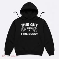 Two Thumbs Up This Guy Has A Fire Bussy Hoodie thumb 0
