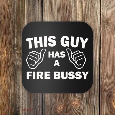 Two Thumbs Up This Guy Has A Fire Bussy Coaster