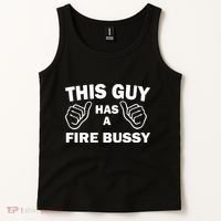 Two Thumbs Up This Guy Has A Fire Bussy Tank Top thumb 2