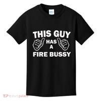 Two Thumbs Up This Guy Has A Fire Bussy Kids T-Shirt thumb 0