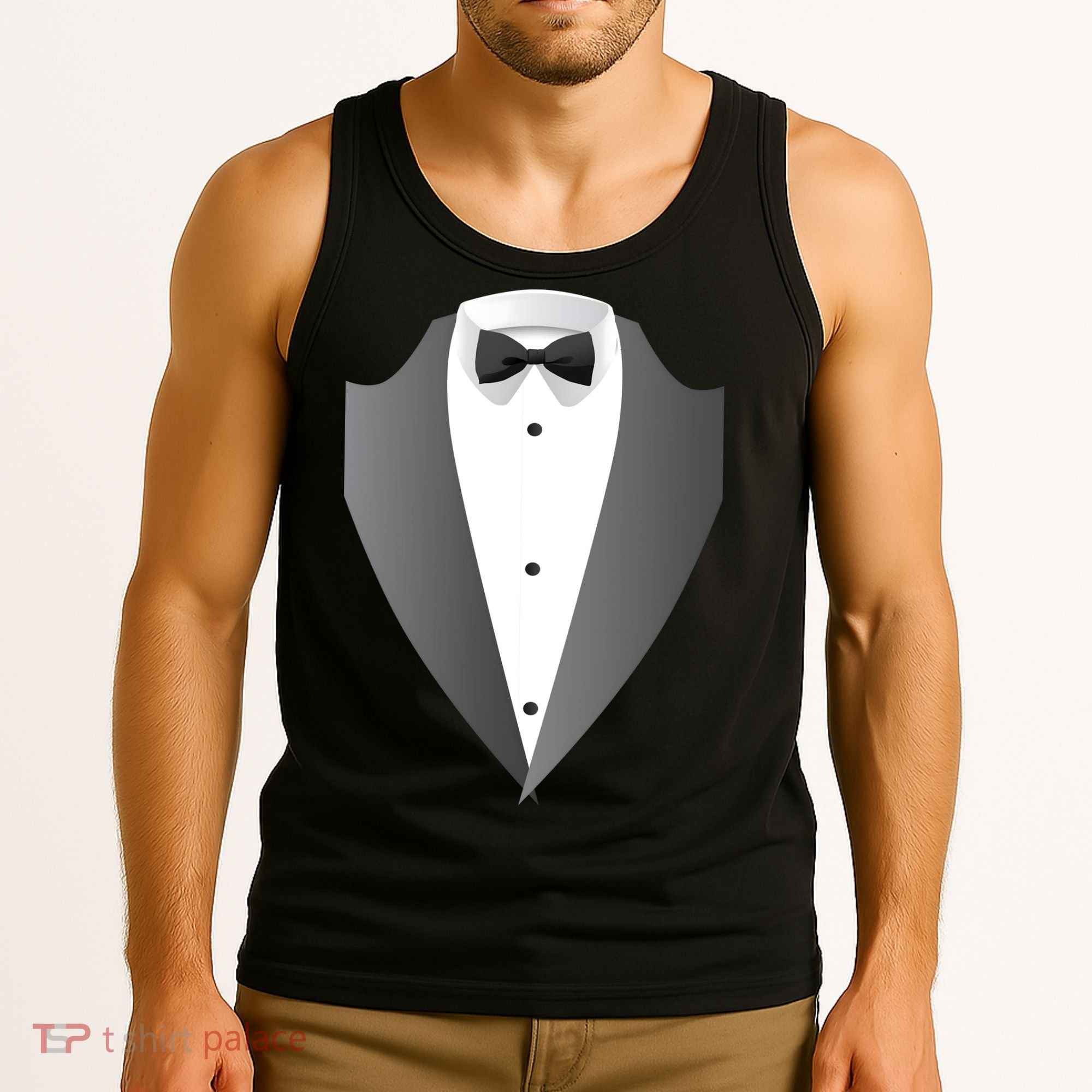 Tuxedo Tank Top