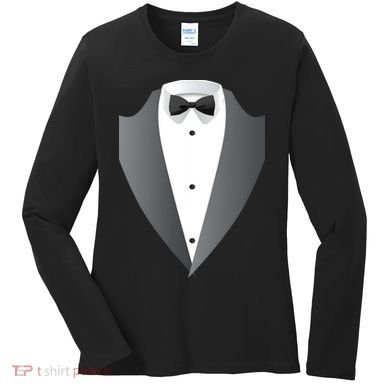 Tuxedo Women's Long Sleeve Shirt