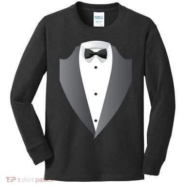 Tuxedo Kids Long Sleeve Shirt