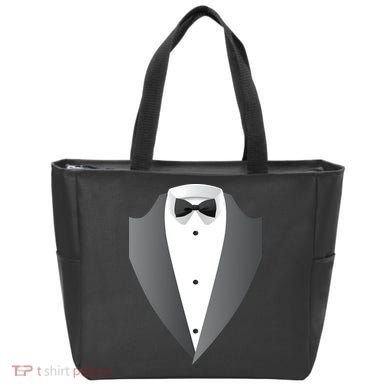 Tuxedo Tote Bag