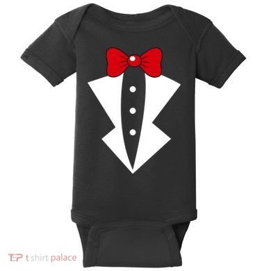 Tuxedo Baby Bodysuit