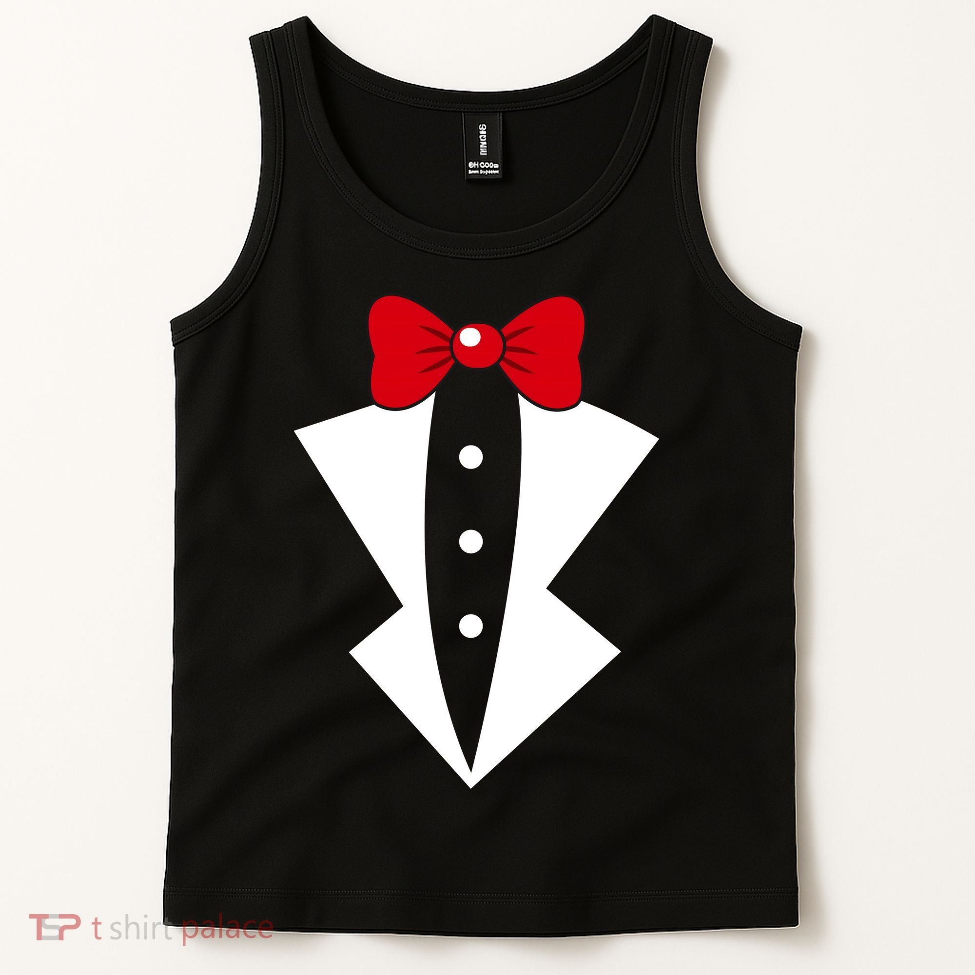 Tuxedo Tank Top
