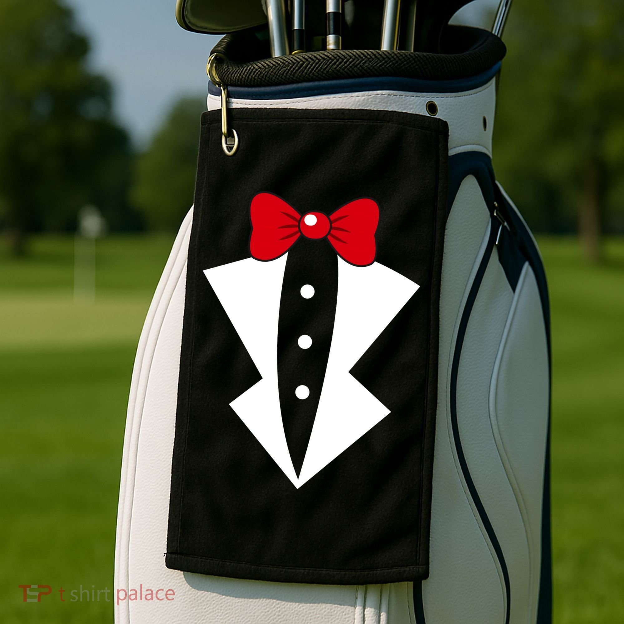 Tuxedo Golf Towel