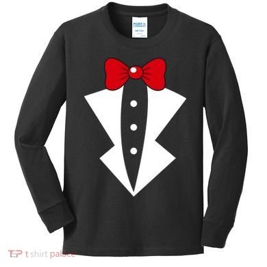 Tuxedo Kids Long Sleeve Shirt