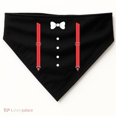 Tuxedo USA-Made Doggie Bandana
