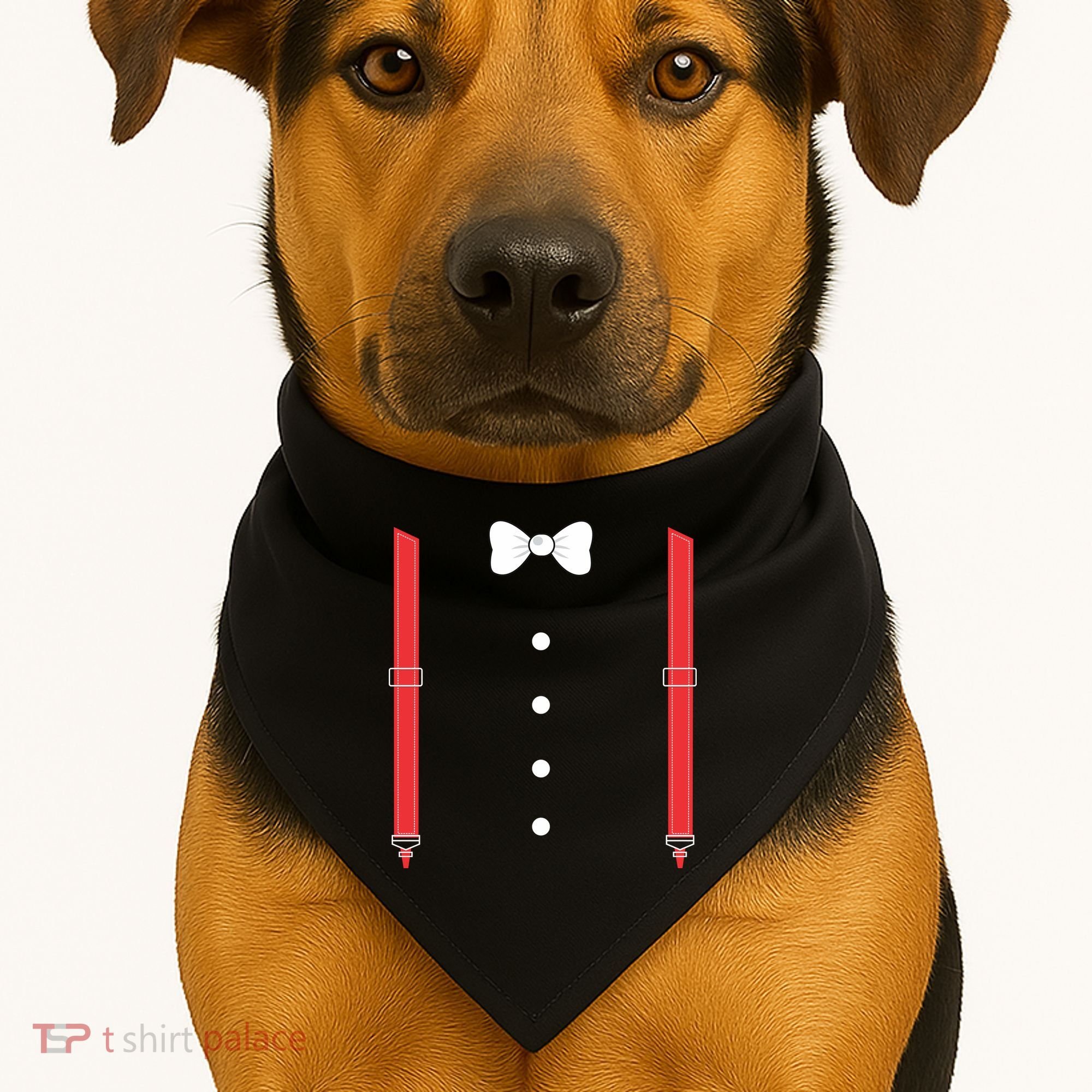 Tuxedo USA-Made Doggie Bandana