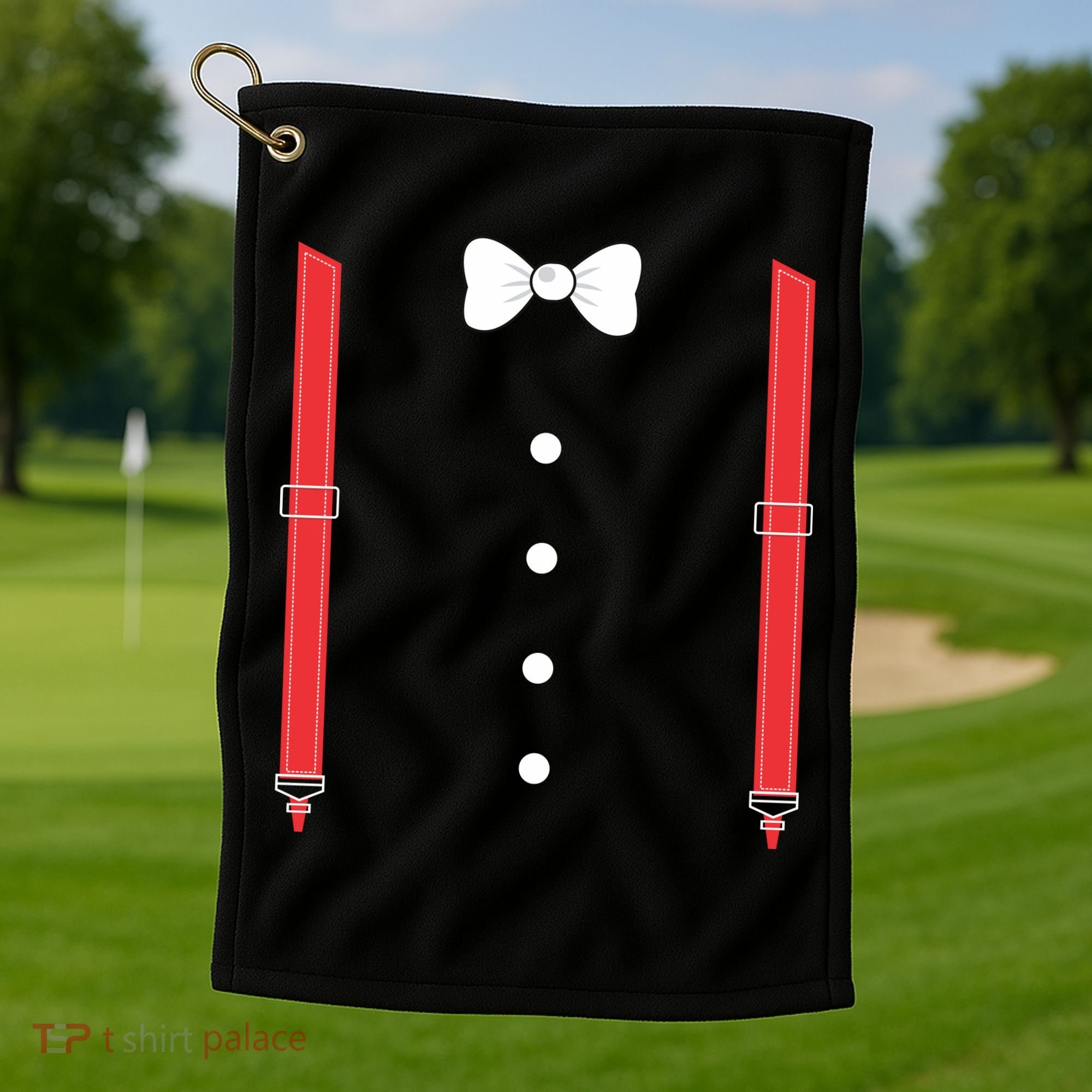 Tuxedo Golf Towel