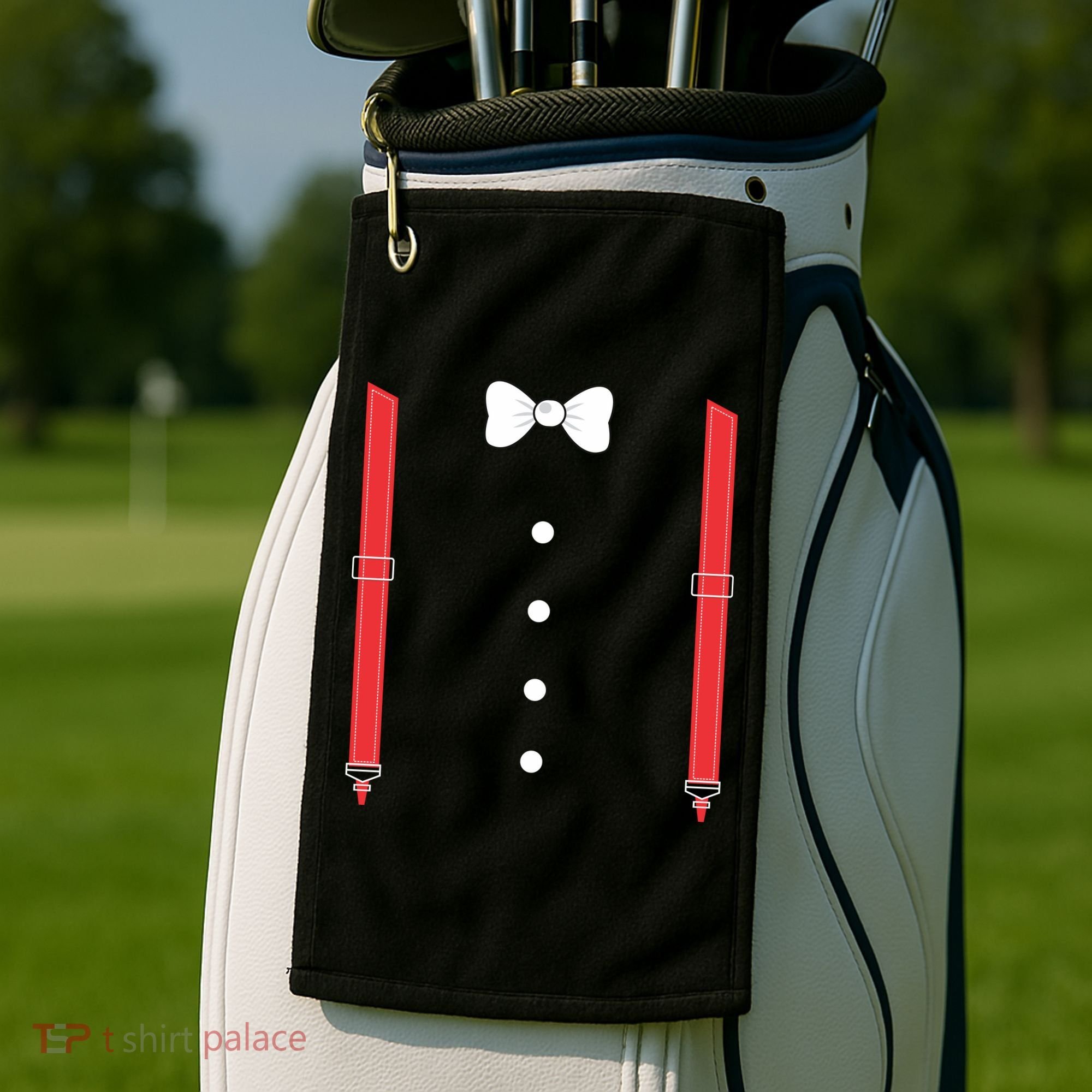Tuxedo Golf Towel