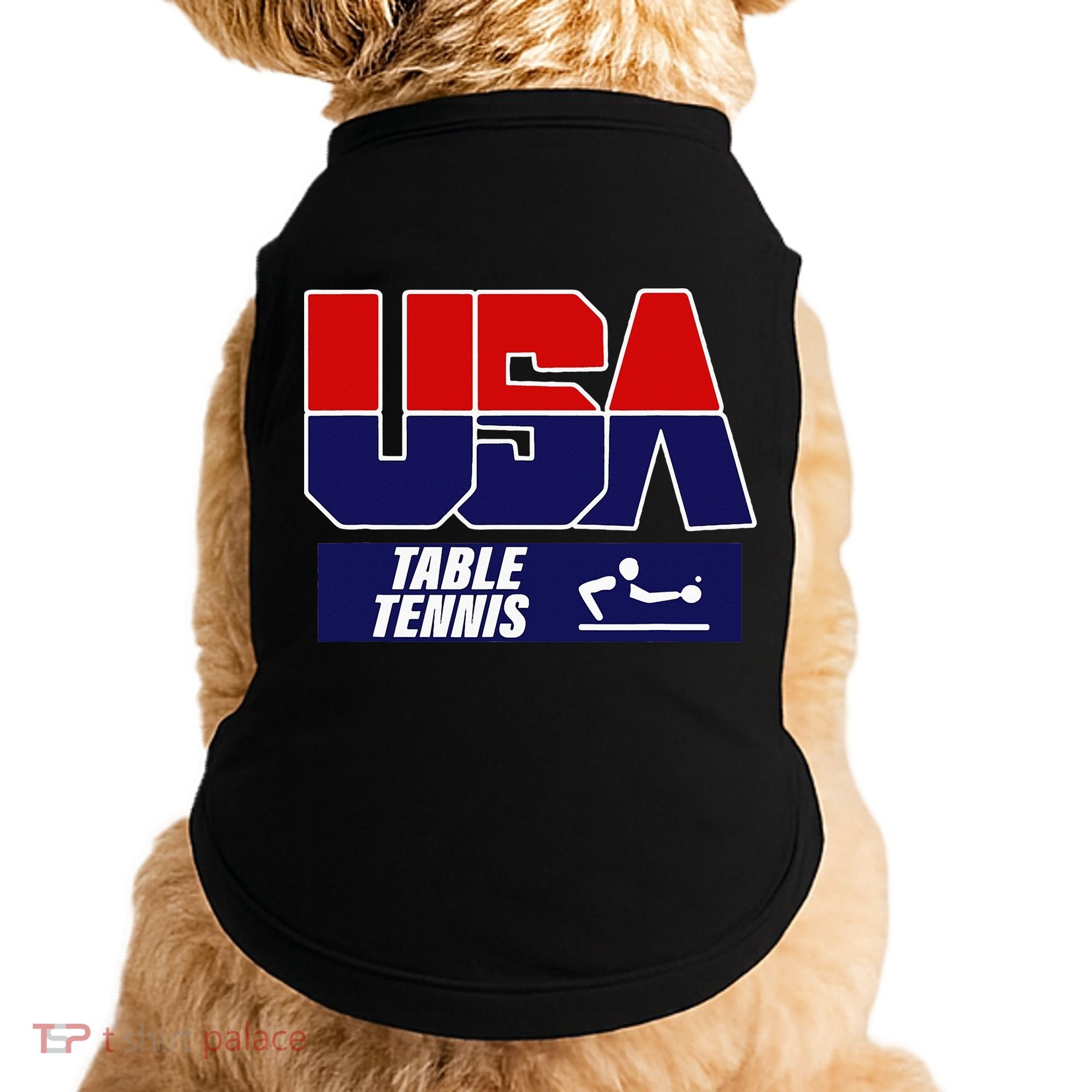 Table Tennis Usa Team Doggie Tank