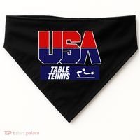 Table Tennis Usa Team USA-Made Doggie Bandana thumb 0