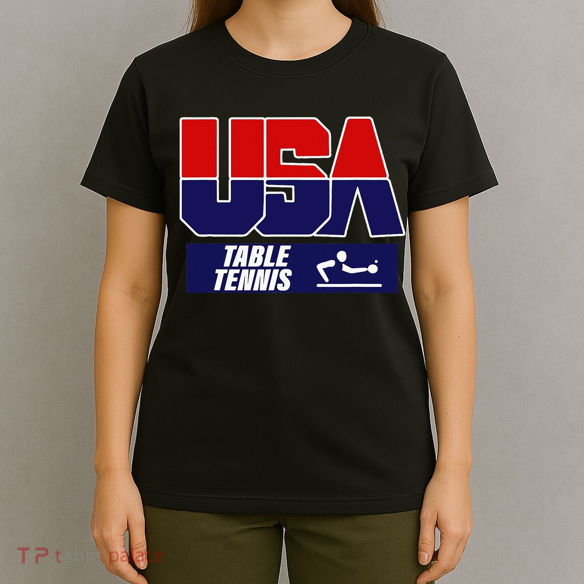 Table Tennis Usa Team T-Shirt