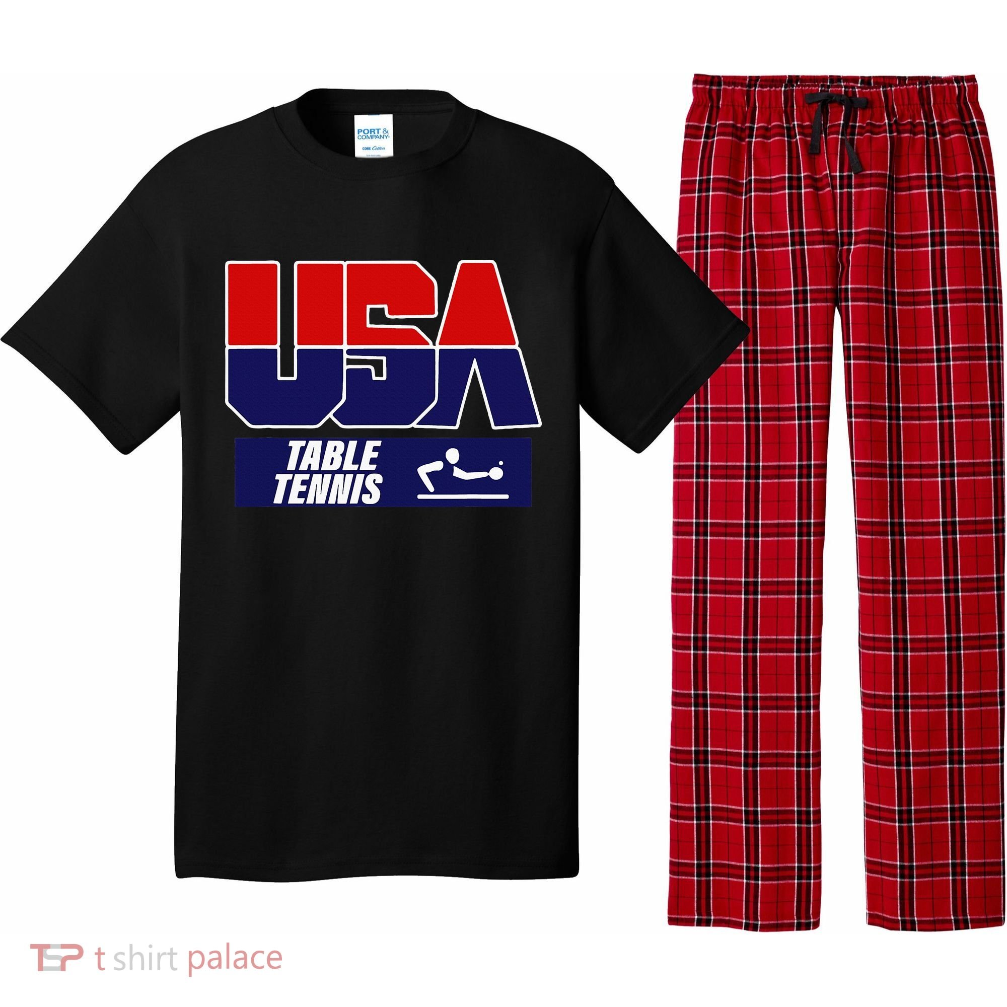 Table Tennis Usa Team Pajama Set