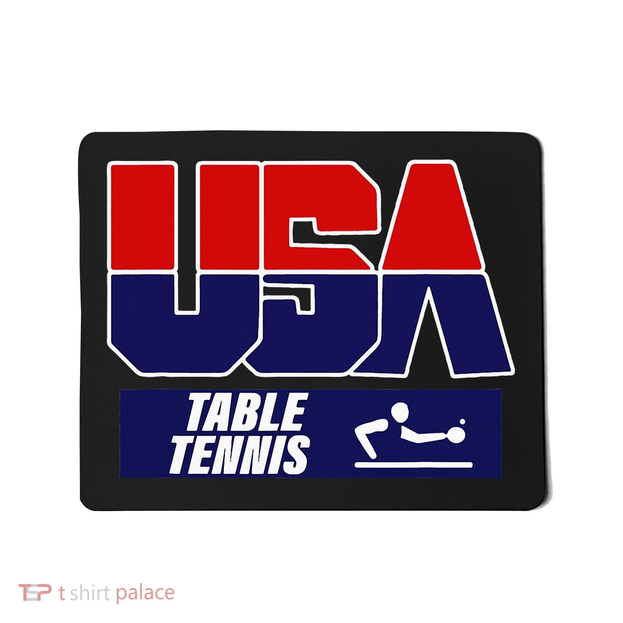 Table Tennis Usa Team Mousepad
