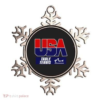 Table Tennis Usa Team Ornament