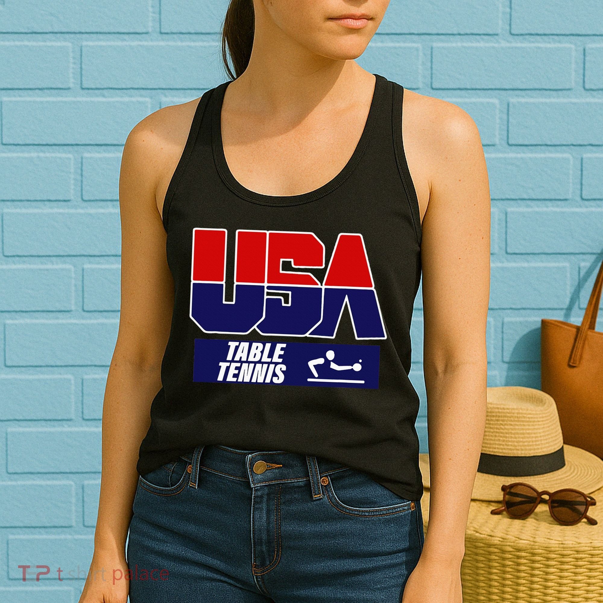 Table Tennis Usa Team Women's Tank Top