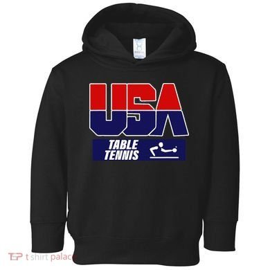 Table Tennis Usa Team Toddler Hoodie