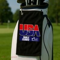 Table Tennis Usa Team Golf Towel thumb 2