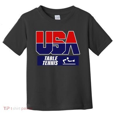 Table Tennis Usa Team Toddler T-Shirt