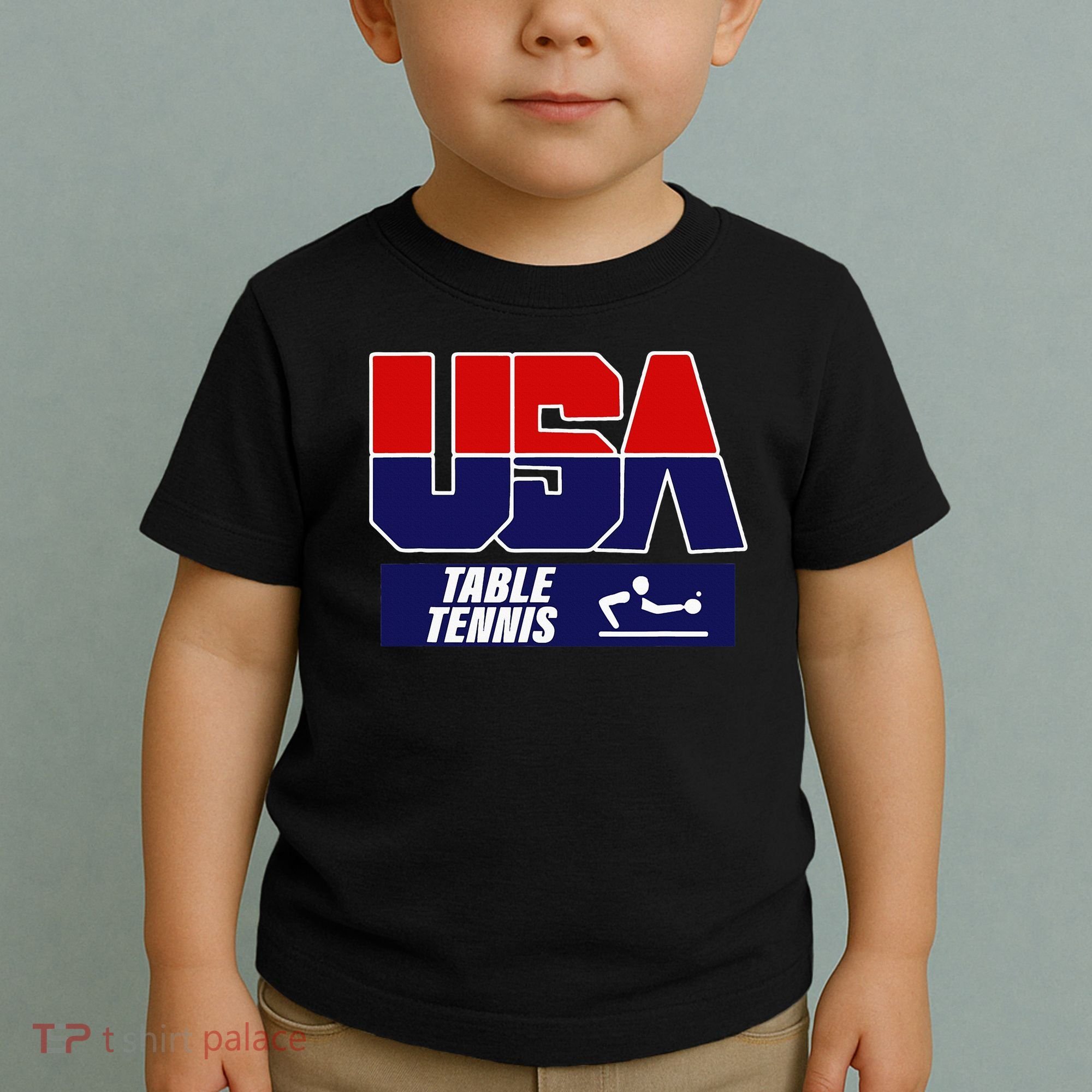 Table Tennis Usa Team Toddler T-Shirt