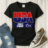 Table Tennis Usa Team Women's T-Shirt thumb 3