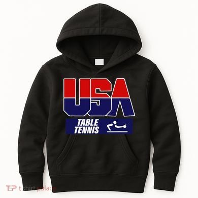Table Tennis Usa Team Kids Hoodie