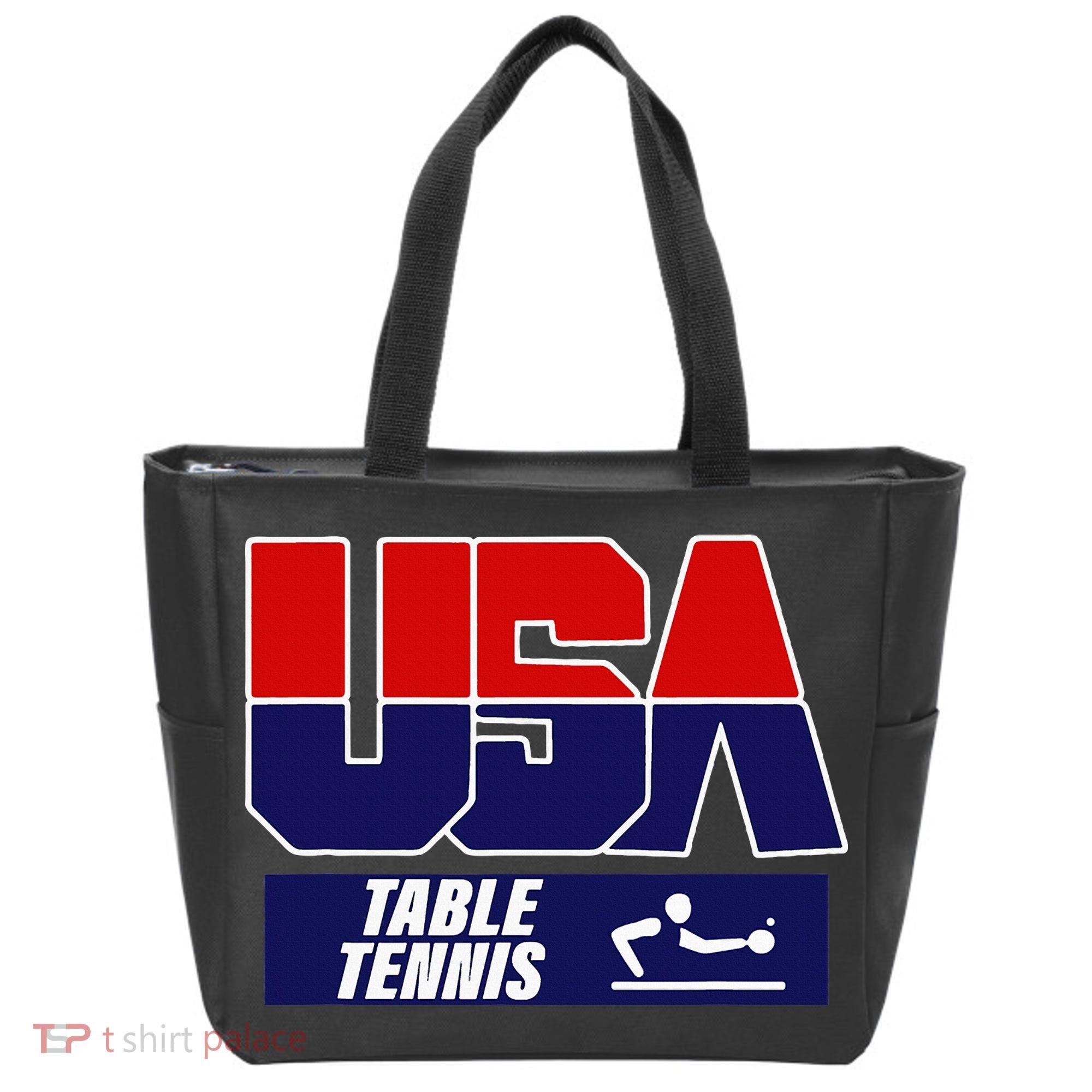 Table Tennis Usa Team Tote Bag