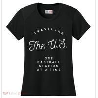 Traveling The U.S. One Baseball Stadium At A Time Women's Cooling Performance Crew T-Shirt thumb 0