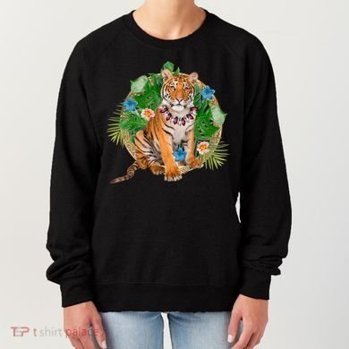 Tropical Tiger Vacation Women's Sweatshirt