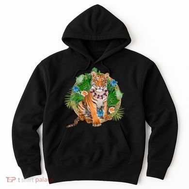 Tropical Tiger Vacation Hoodie