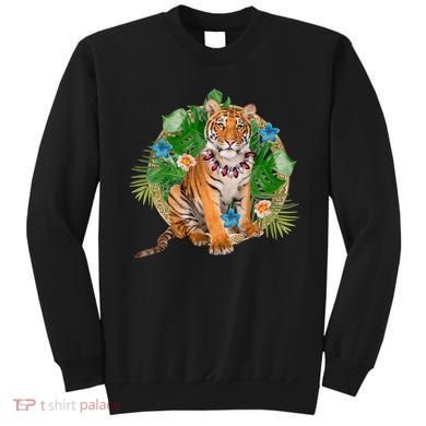 Tropical Tiger Vacation Sweatshirt