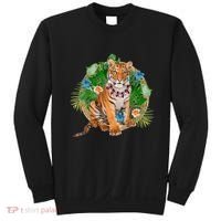 Tropical Tiger Vacation Sweatshirt thumb 0