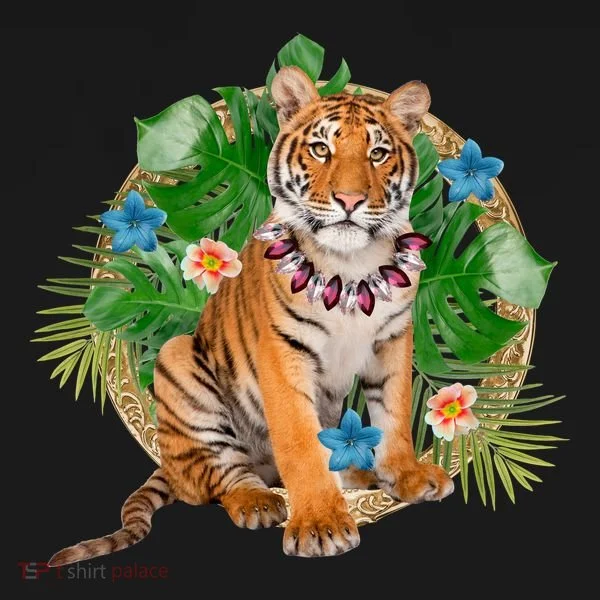 Tropical Tiger Vacation Bucket Hat