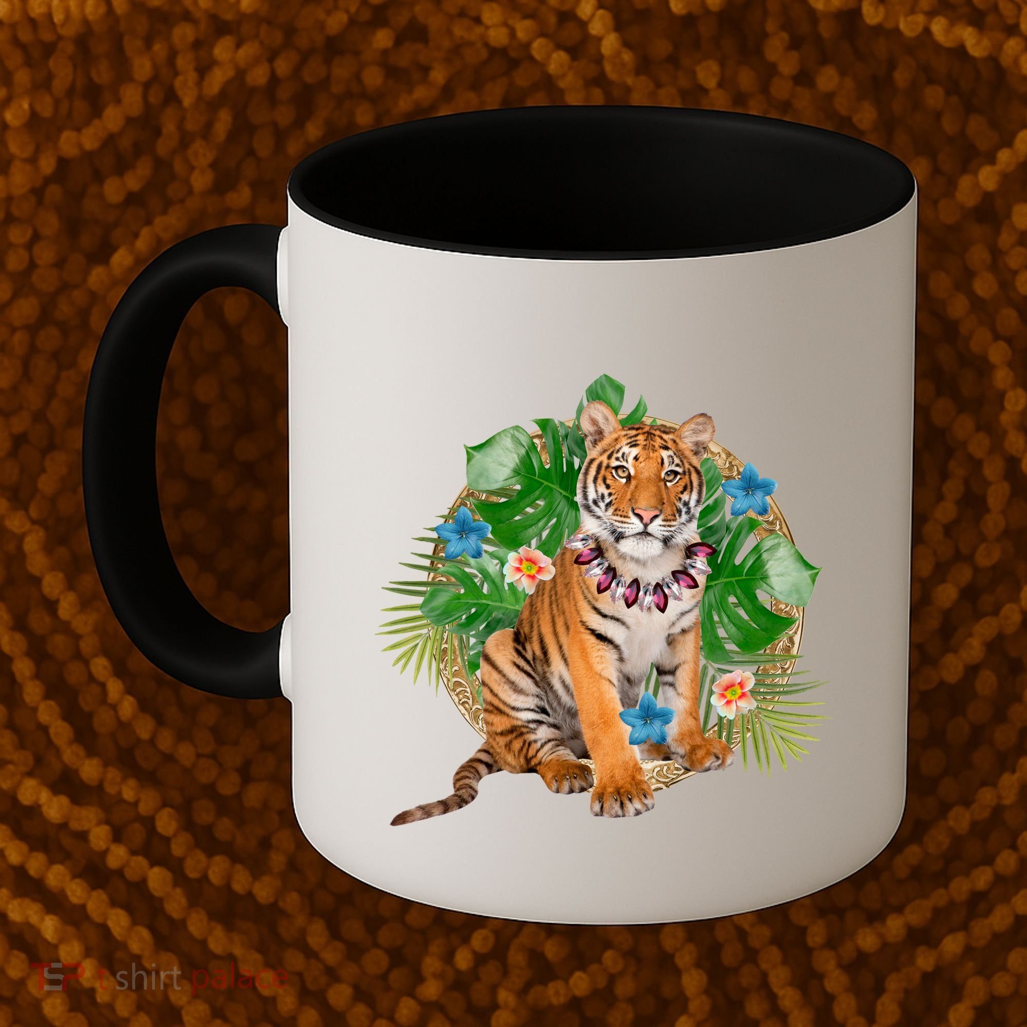 Tropical Tiger Vacation Coffee Mug